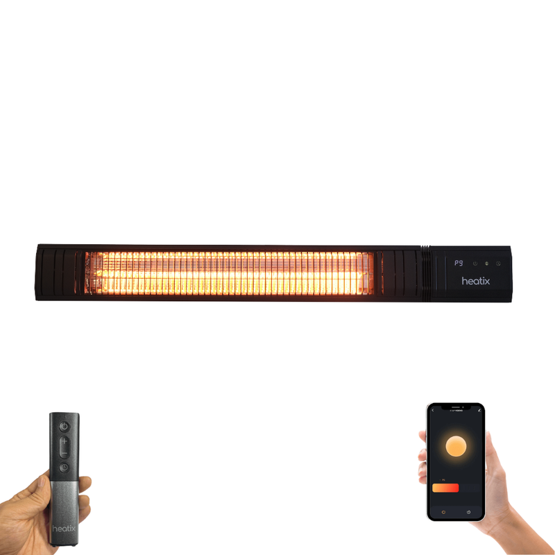 Heatix Smart Carbon Fiber Heater 2500W – Wandmontierter Heizstrahler