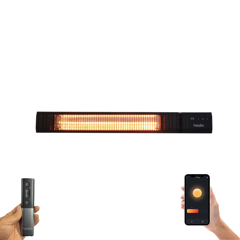 Heatix Smart Carbonfaserheizung 2000W – Wandmodell Heizstrahler